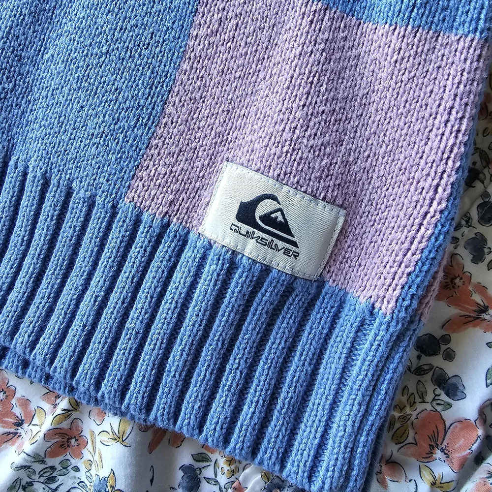 QUICKSILIVER BLUE PINK PLAID VEST - Picture 6 of 8